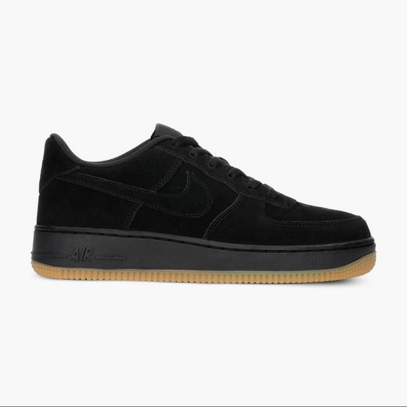 Nike Air Force 1 Black Grade School 6.5 W8 - Picture 2 of 8